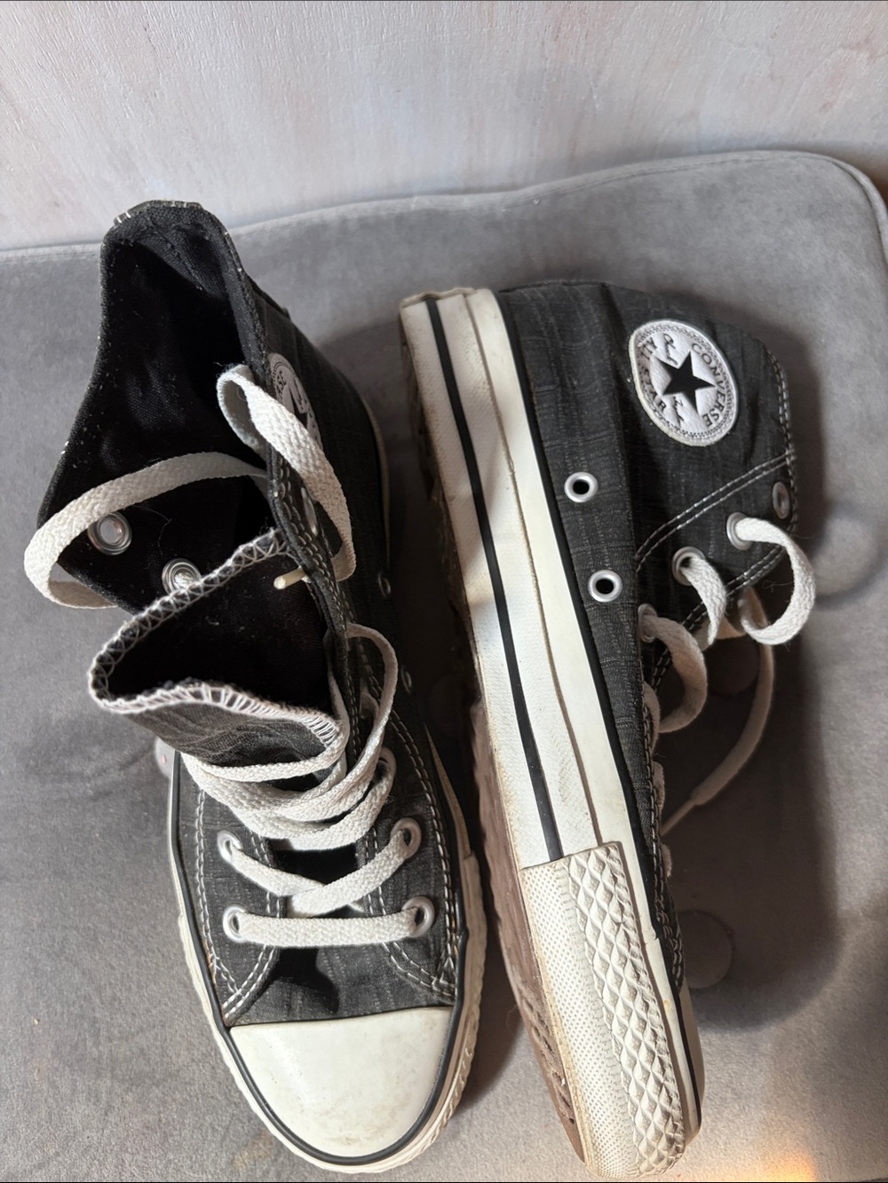 Converse Black and White  High-Top Sneakers